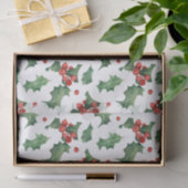 Elegante rode bessen kerst tissuepapier (Geschenk)