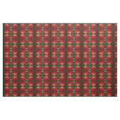 Elegante rode bloem foto stof (Yard (91,4 cm))