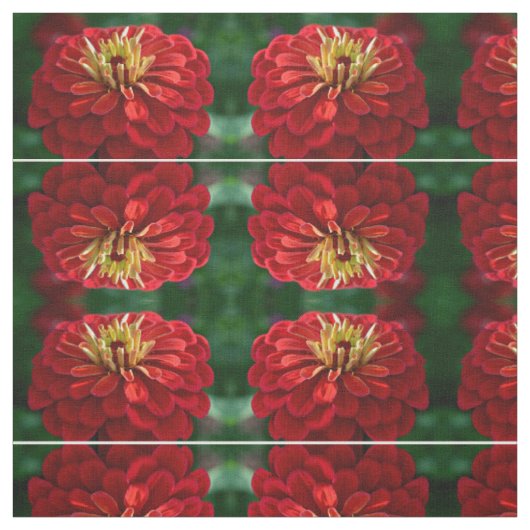 Elegante rode bloem foto stof (Swatch)