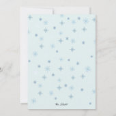 Elegante rode bloem met groen kerstfeest kaart (Achterkant)