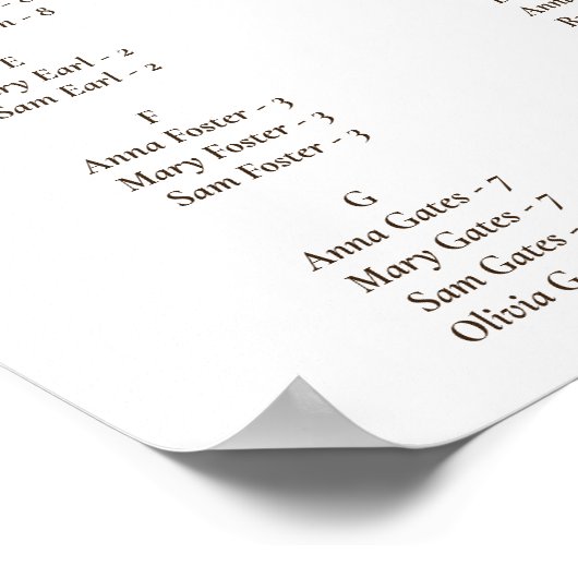 Elegante rode bloemenquinceañera zitkaart poster (Hoek)