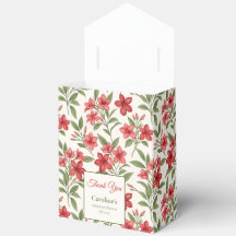 Elegante Rode Bloemige Botanische Adoptie Shower