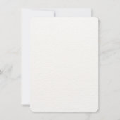 Elegante rode boog verjaardagsfeestje uitnodiging (Achterkant)