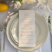 Elegante rode & donkerzwarte blauwe bruiloft menu