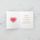 Elegante Rode en Roze Bloemhartens Valentijnsdag (Binnen)