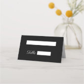 Elegante rode en zwarte bloemen bruiloft plaatskaartje (Achterkant)