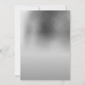 Elegante rode en zwarte gotische bruiloft kaart (Achterkant)