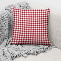 Elegante rode Gingham ruitenpatroon