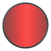 Elegante rode gradiënt hockey puck (Voorkant)