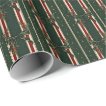 Elegante rode groene gestreepte strikken Holiday 