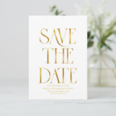 Elegante Rode Herfstbladeren Herfst Bruiloft Save The Date (Staand voorkant)