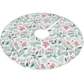 Elegante rode hulstbessen kerstboom rok (Gekanteld)