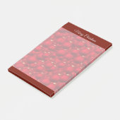 Elegante Rode Kerstnotities Post-it® Notes (Schuin)