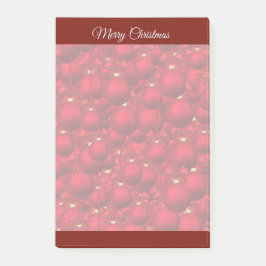 Elegante Rode Kerstnotities Post-it® Notes