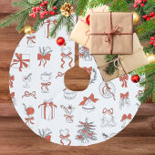 Elegante Rode Kerstvakantie Kerstboom Rok