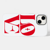 Elegante rode liefde typografie Case-Mate iPhone case (Achterkant (horizontaal))