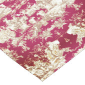 Elegante  rode meer toile de jouy toile korte tafelloper (Hoek)