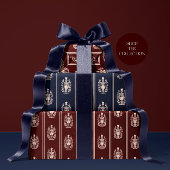 Elegante rode notenkraker cadeaupapier