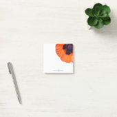 Elegante Rode Oranje Klaproos Persoonlijk  Post-it® Notes (Kantoor)