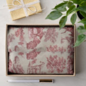 Elegante  Rode Paard Toile Kraft Tissuepapier (Geschenk)