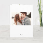 Elegante rode papaver bloemen bruids bruiloft Dank Bedankkaart (Achterkant)