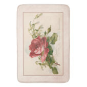 Elegante  rode roos badmat (Voorkant Verticaal)