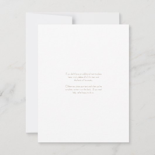 Elegante rode roos bloemige navigatie-instructies kaart (Achterkant)