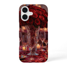 Elegante Rode Roos Valentijn Romantische Phonehoes