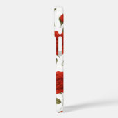 Elegante Rode Roos & Witte Jasmijn Waterverf Bloem Case-Mate iPhone Case (Achterkant / Links)