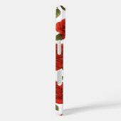 Elegante Rode Roos & Witte Jasmijn Waterverf Bloem Case-Mate iPhone Case (Achterkant / Rechts)