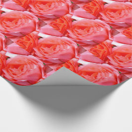 Elegante Rode Rozen Behang Cadeaupapier