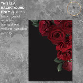 Elegante Rode Rozen Bloemen Verjaardag Achtergrond Kaart