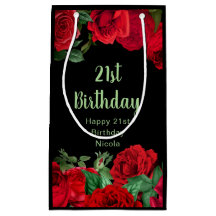 Elegante rode rozen bloemen verjaardagsfeestje