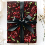 Elegante rode rozen bloemenpatroon cadeaupapier<br><div class="desc">Dit elegante Red Roses Floral Pattern Wrapping Paper brengt een vleugje sophisticatie en gedurfde romance bij elk geschenk. Met dieprode rozen tegen een strakke achtergrond is dit ontwerp perfect voor formele evenementen,  bruiloften,  jubilea en elegante gelegenheden waar schoonheid en stijl een must zijn.</div>