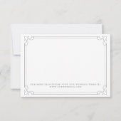 Elegante rode rozen bruiloft Save the Date Kaart (Achterkant)