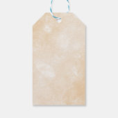 Elegante rode rozen cadeaulabel (Achterkant)