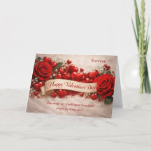 Elegante rode rozen & harten Valentijnsdag