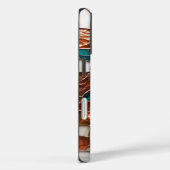 Elegante rode rozen met vlinders in glas-in-lood Case-Mate iPhone case (Achterkant / Rechts)