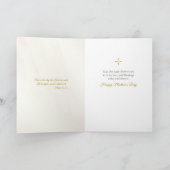 Elegante Rode Rozen Orthodoxe Christelijke Moederd Kaart (Binnen)