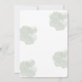 Elegante rode rozen & paar illustratie kaart (Achterkant)