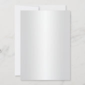 Elegante Rode Rozen Responskaart Kaart (Achterkant)