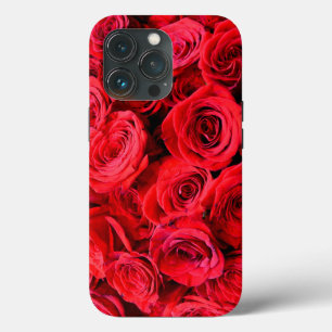 Elegante rode rozen rode bloemen rode bloemen Case-Mate iPhone case
