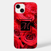 Elegante rode rozen rode bloemen rode bloemen Case-Mate iPhone case (Achterkant)