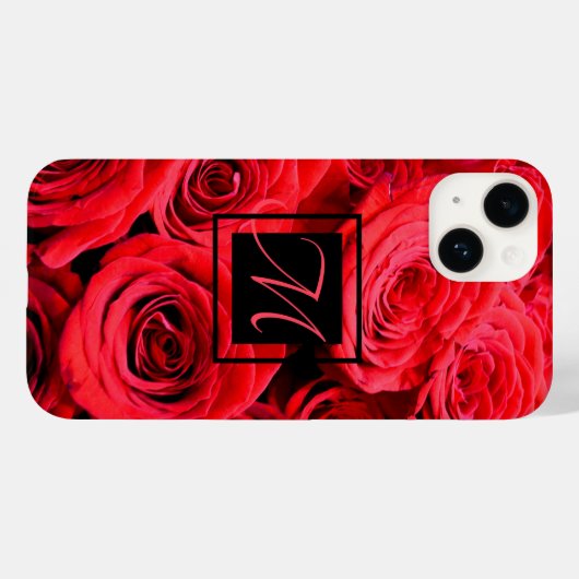 Elegante rode rozen rode bloemen rode bloemen Case-Mate iPhone case (Achterkant (horizontaal))