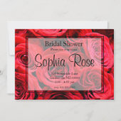 Elegante rode rozen rode bloemen rode bloemen kaart (Voorkant)