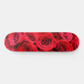 Elegante rode rozen rode bloemen rode bloemen persoonlijk skateboard (Horizontaal)