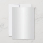 Elegante Rode Rozen Save The Date Kaart (Achterkant)