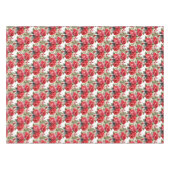 Elegante rode rozen tafelkleed (Voorkant (Horizontaal))