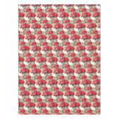 Elegante rode rozen tafelkleed (Voorkant)