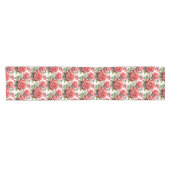 Elegante rode rozen tafelloper (Horizontaal)